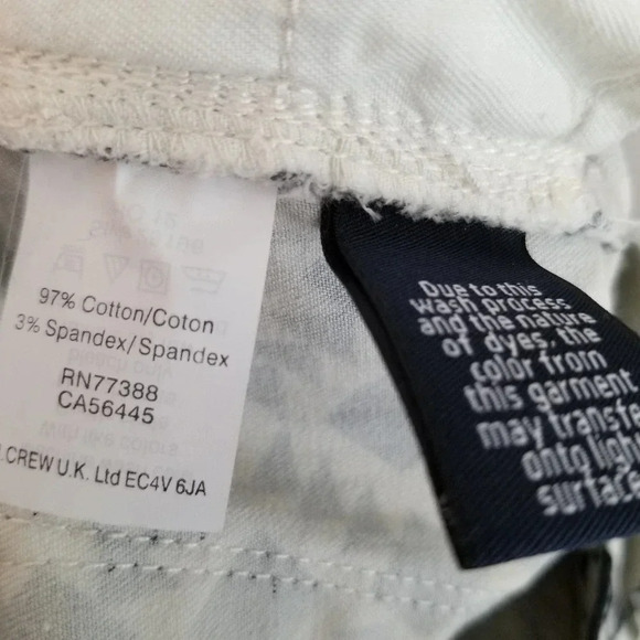 J.CREW Straight Jeans Women's Size 32 Multicolor Cotton Geometric Comfort Pocket - Picture 12 of 13